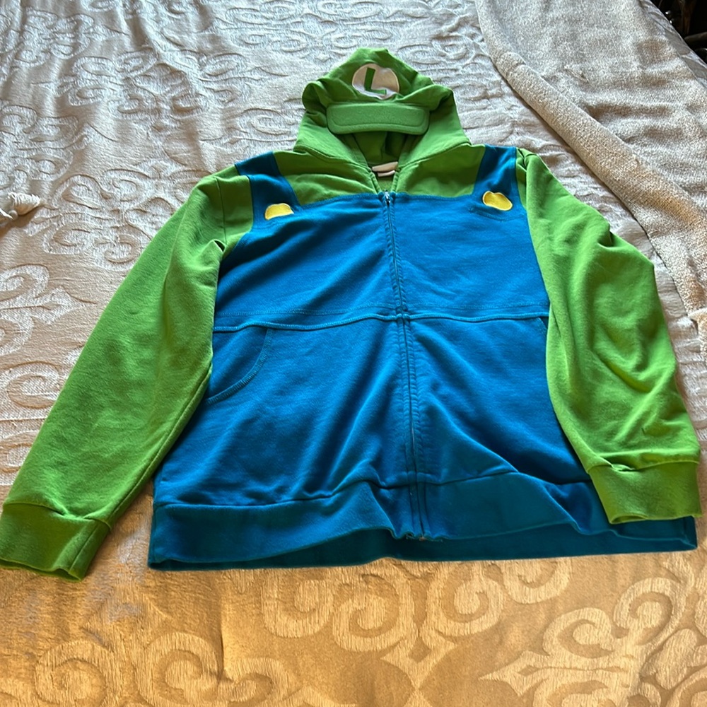 Luigi zip-up hoodie